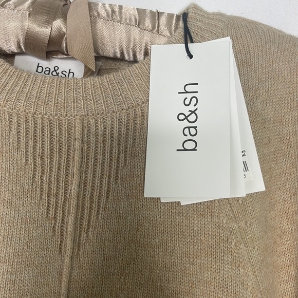 Ba&sh Beige Nancy Wool and Yak Blend Mini Dress Size XS - Picture 11 of 11